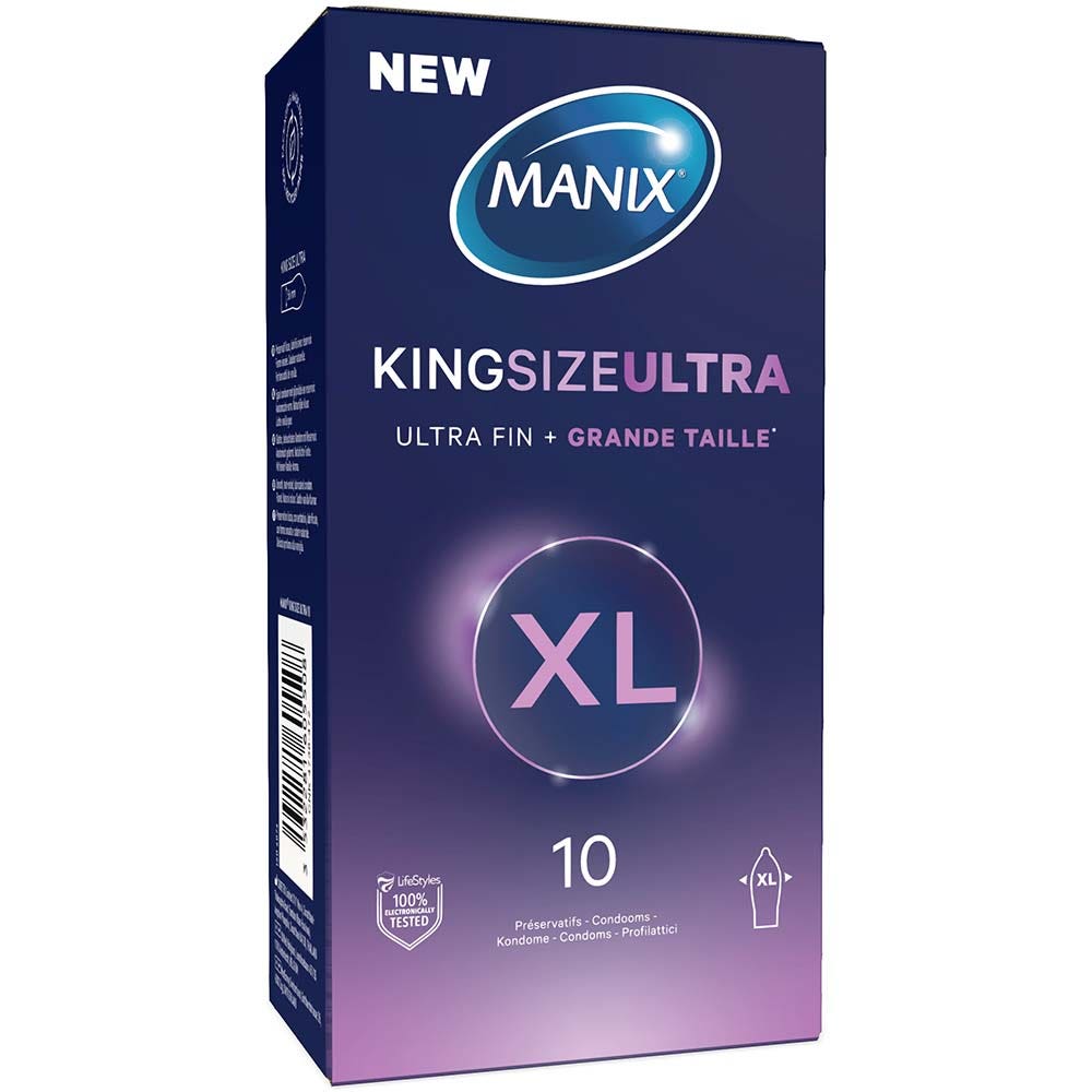 Manix Préservatifs King Size Ultra 10 unités