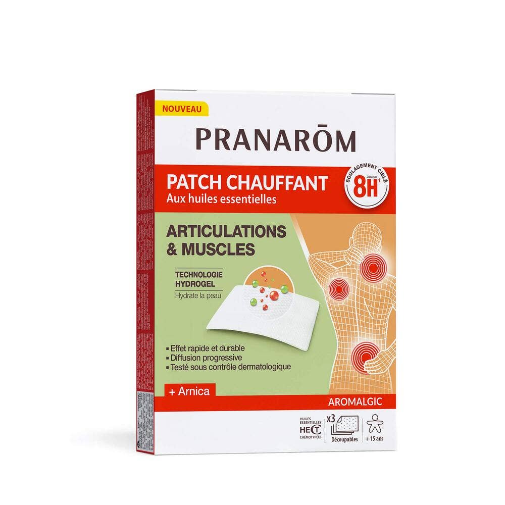 Pranarôm Aromalgic Patchs Autochauffants x3