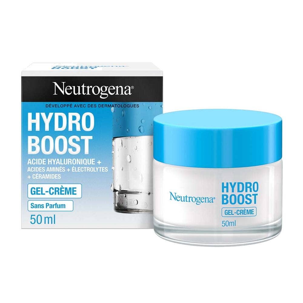 Neutrogena Hydro Boost Gel Crème Acide Hyaluronique Sans parfum 50ml