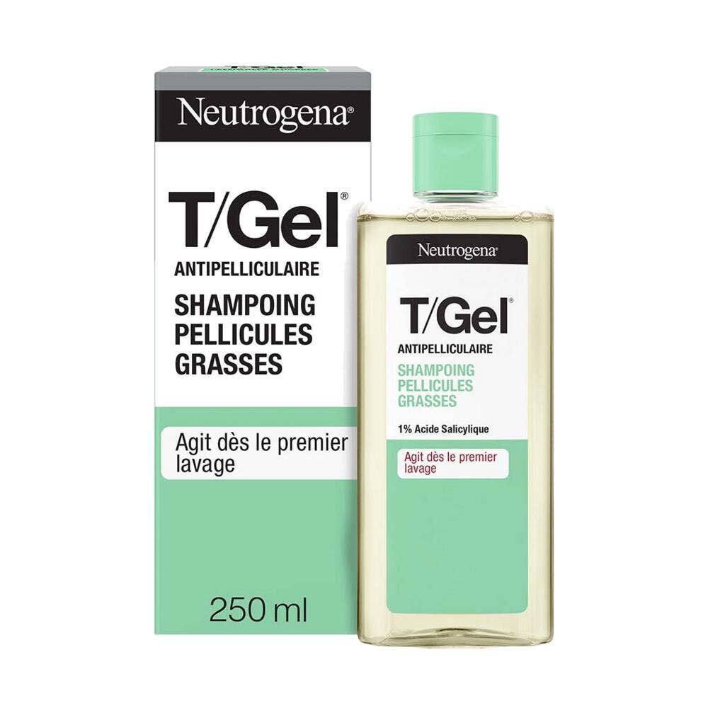 Neutrogena T/Gel Shampooing Antipelliculaire Pellicules Grasses 250ml