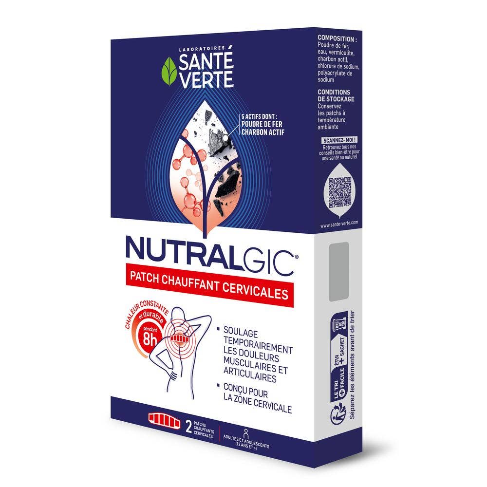 Sante Verte Nutralgic Patch Chauffant Cervicales x2
