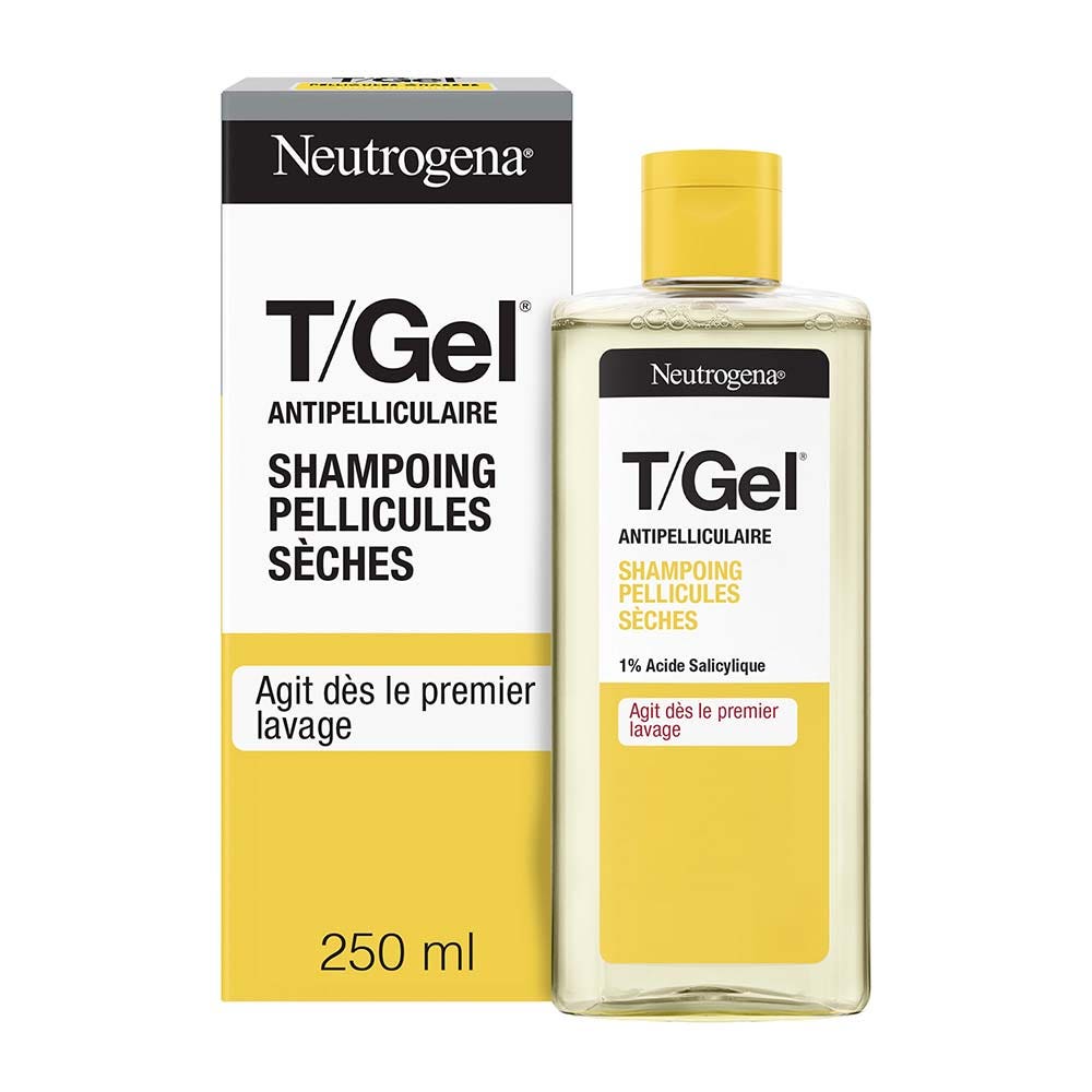 Neutrogena T/Gel Shampooing Antipelliculaire Pellicules Sèches 250ml