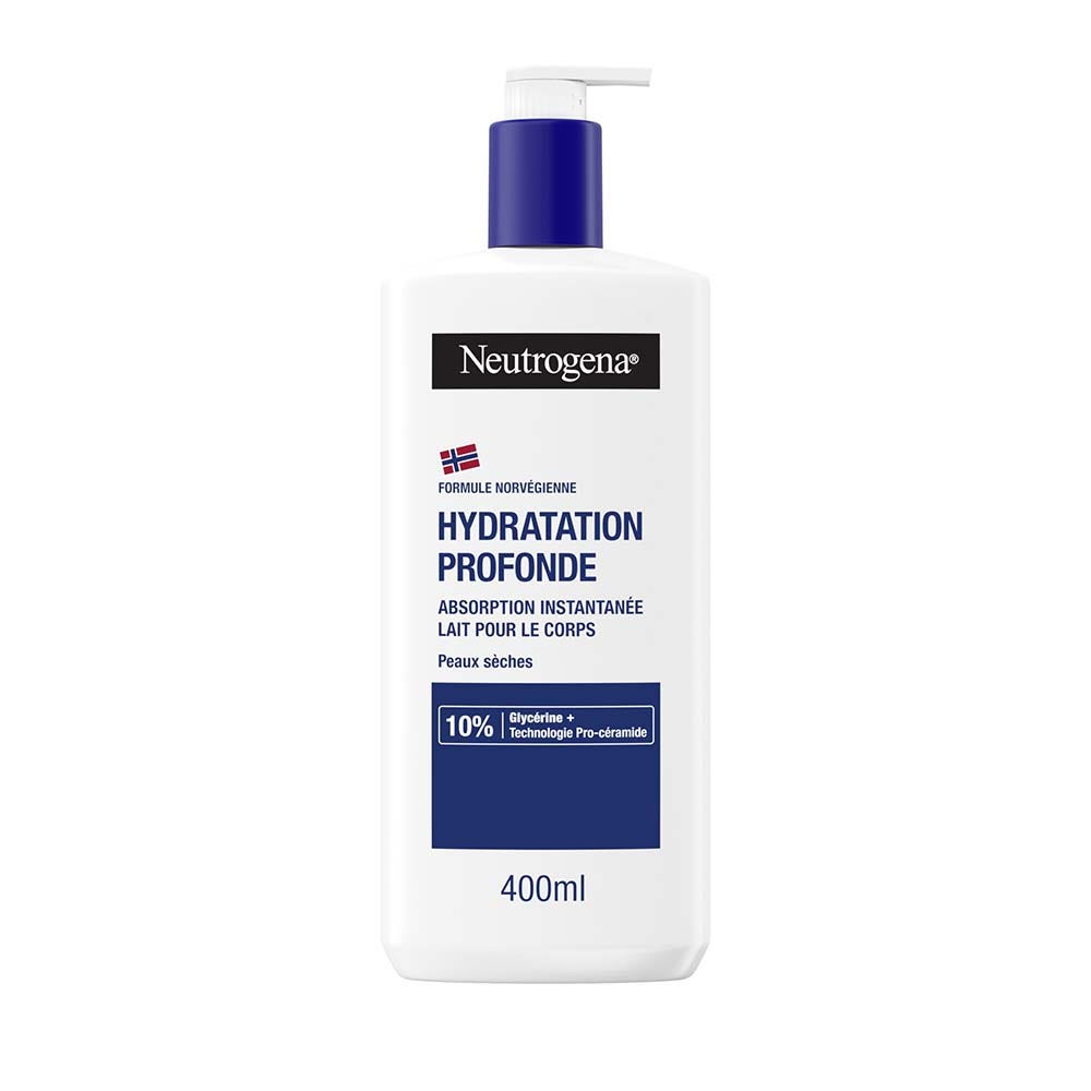 Neutrogena Hydratation Profonde Lait Corps Absorption Instantanée 400ml