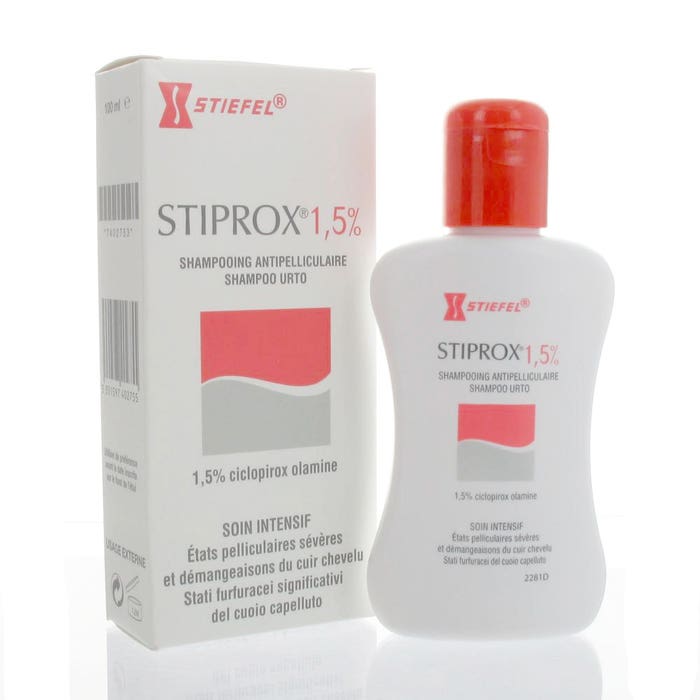 Stiprox 1,5% Shampooing Antipelliculaire Soin Intensif 100ml GSK