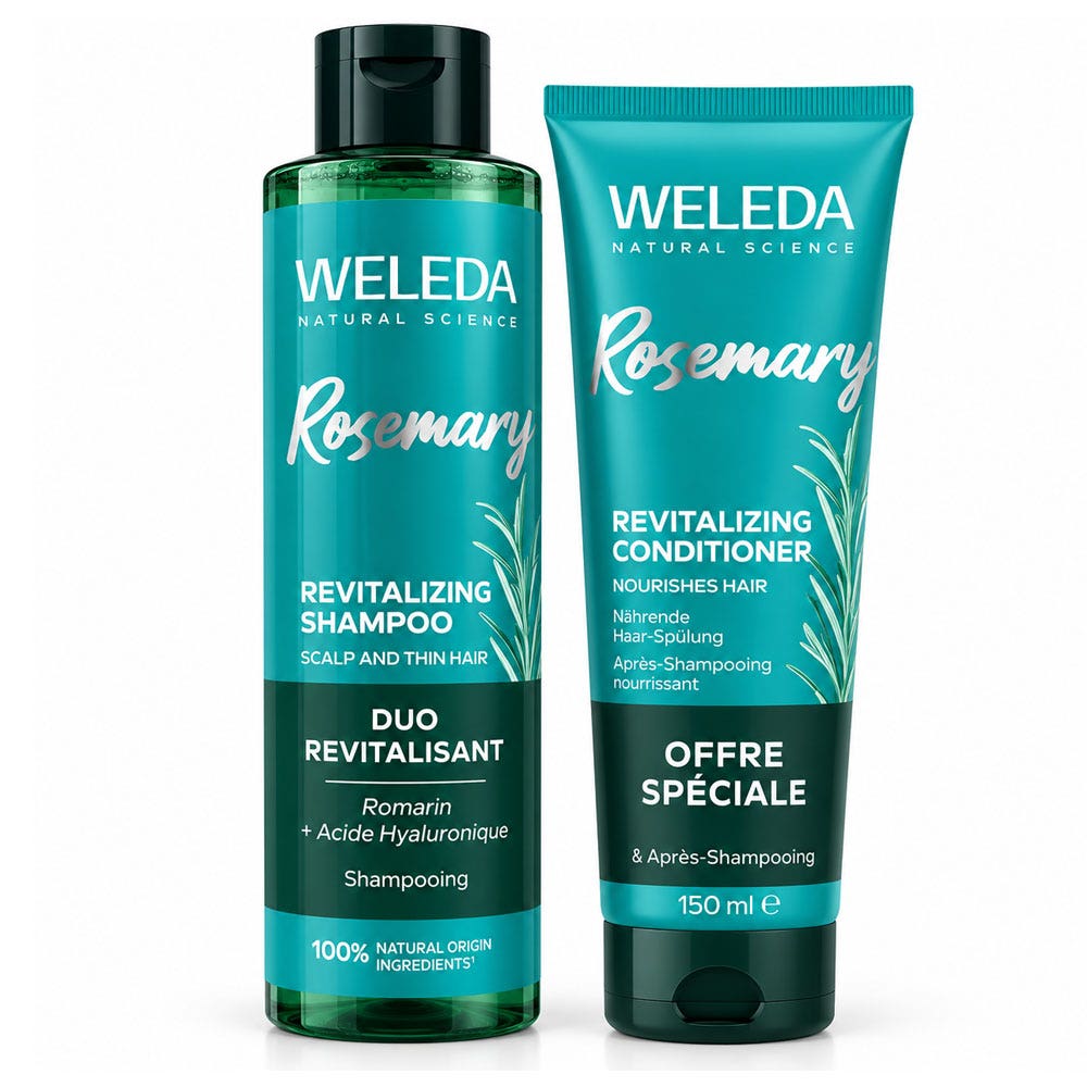 Weleda Romarin Shampoing Revitalisant Rosemary et Acide Hyaluronique