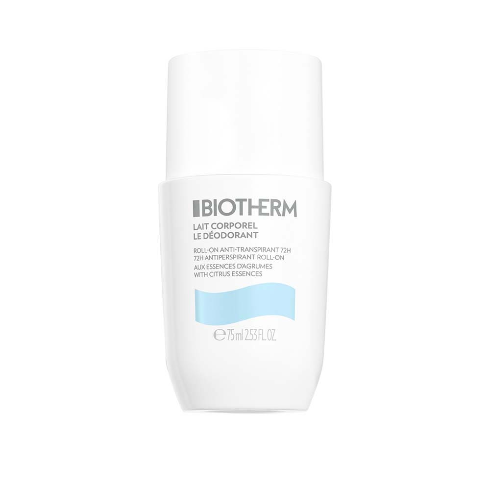 Biotherm Lait Corporel Déodorant Roll-On Anti-Transpirant 72H 75ml