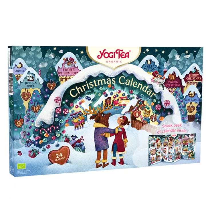 Yogi Tea Calendrier de l'avent 24 sachets différents