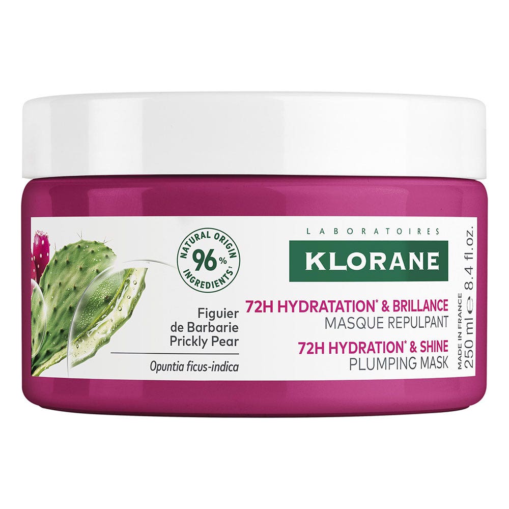 Klorane Figuier de Barbarie Masque repulpant 72h Hydratation & Brillance 250ml