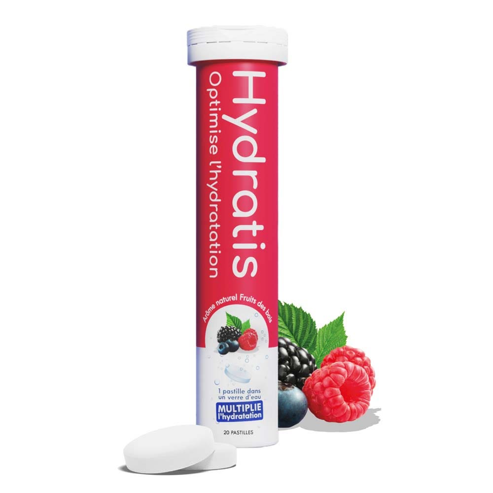 Hydratis Solution Isotonique Optimise l'hydratation 20 Comprimés Effervescents