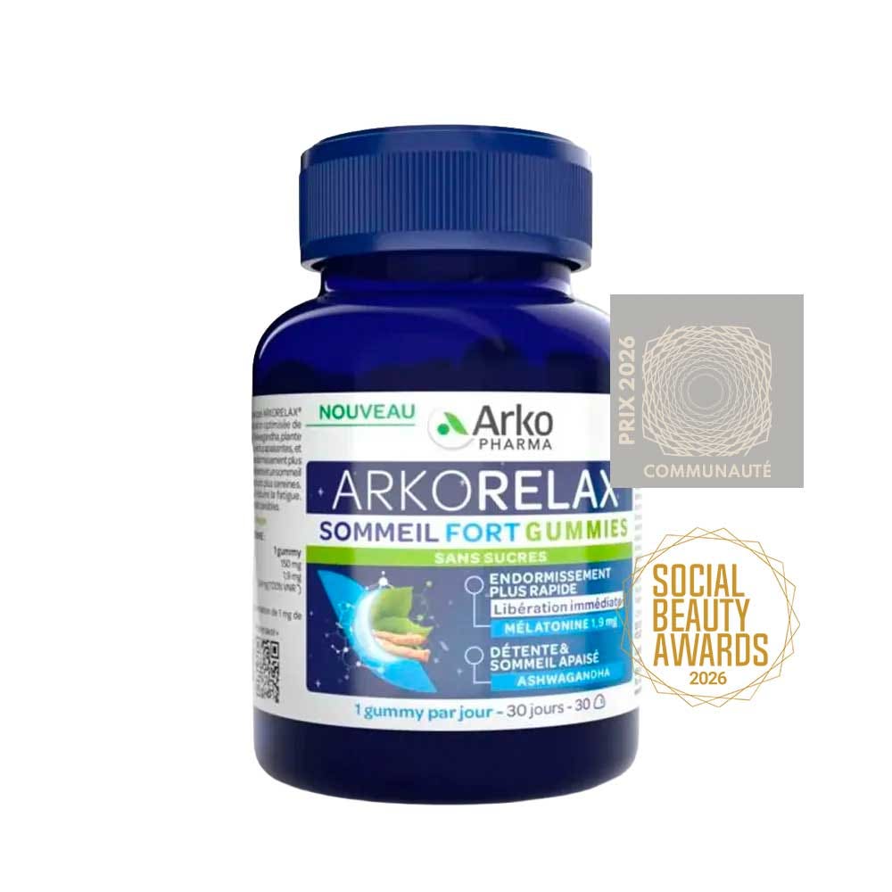 Arkopharma Arkorelax Sommeil Fort Ashwagandha Mélatonine 1.9mg 30 Gummies sans sucre