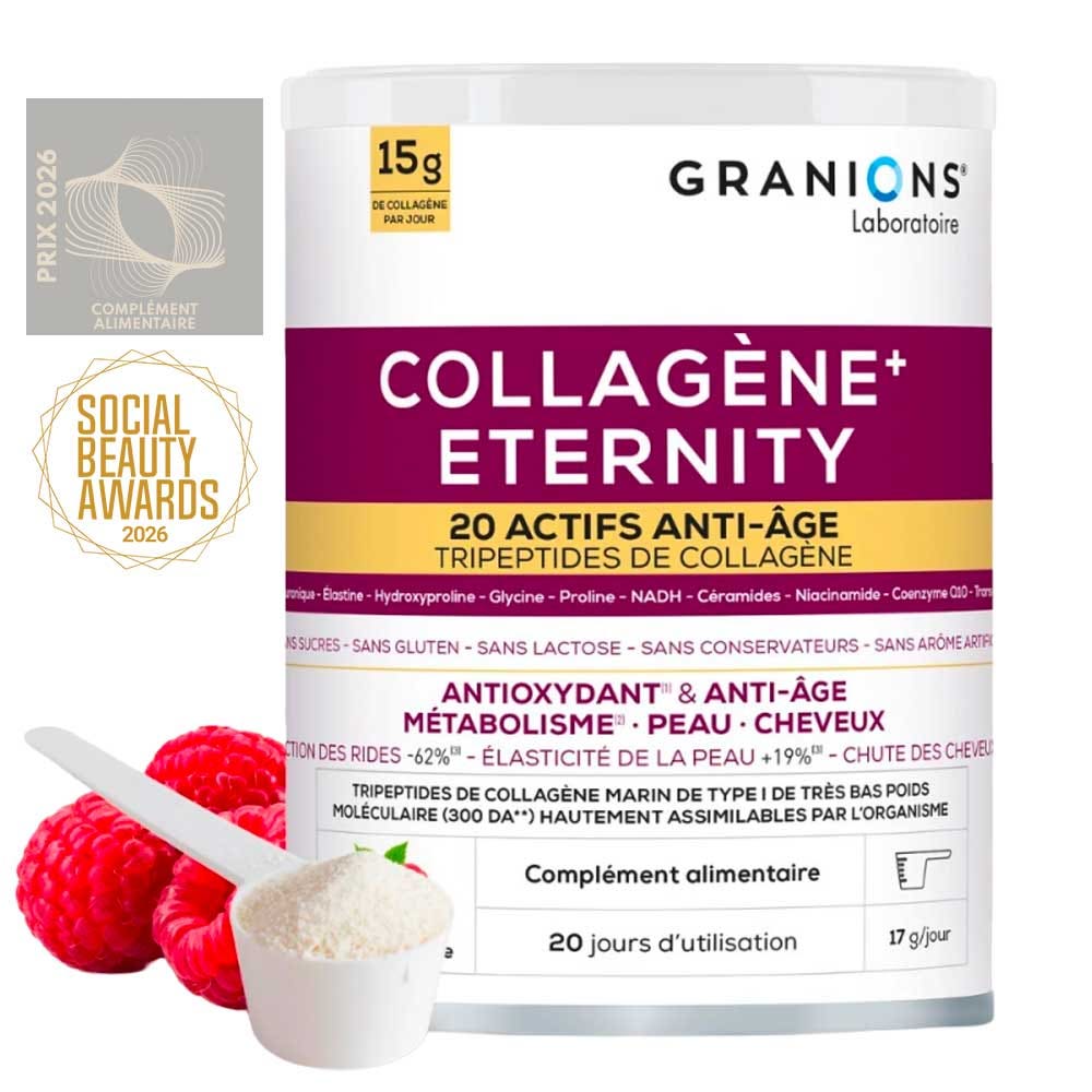 Granions Collagène Eternity Goût framboise 343g