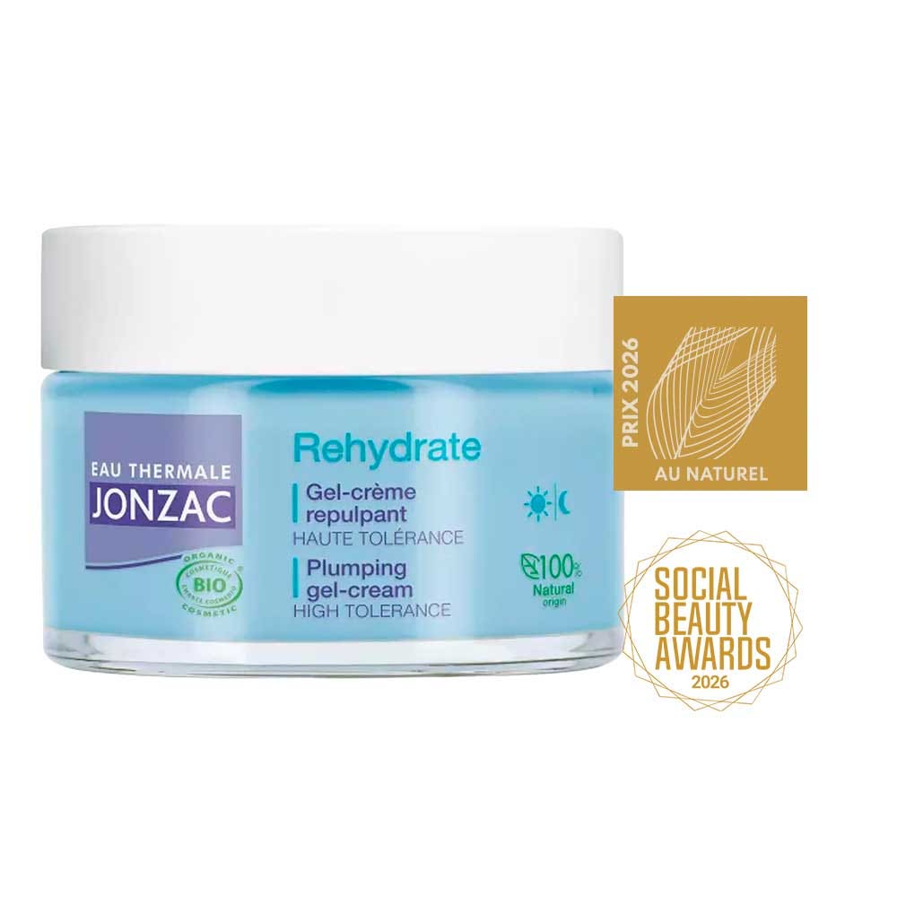 Eau thermale Jonzac REhydrate Gel Crème Repulpant Peaux Sensibles Déshydratées 50ml