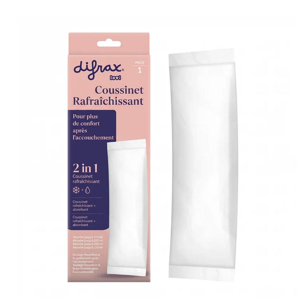 Difrax Lovi Coussinet Auto-Rafraîchissant Post-Partum x1