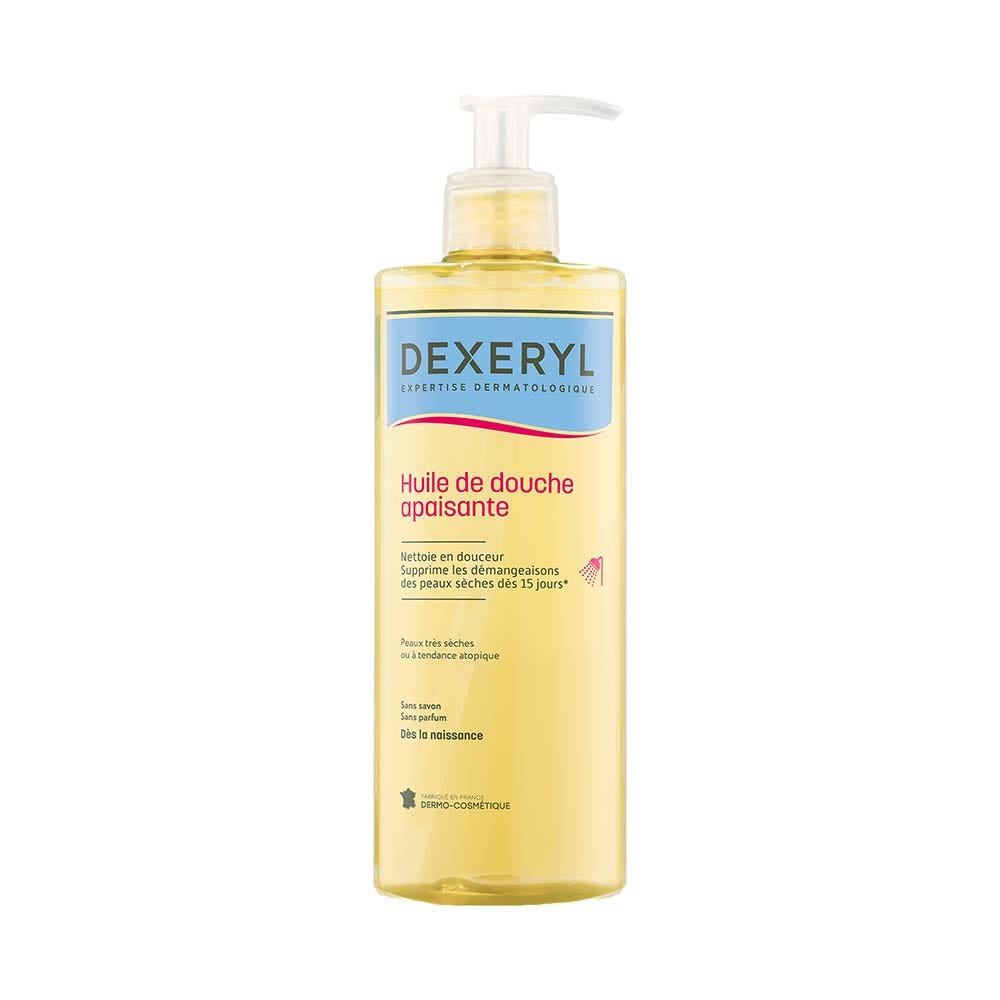 Dexeryl Huile de Douche Apaisante Peaux très sèches ou à tendance atopique 500ml