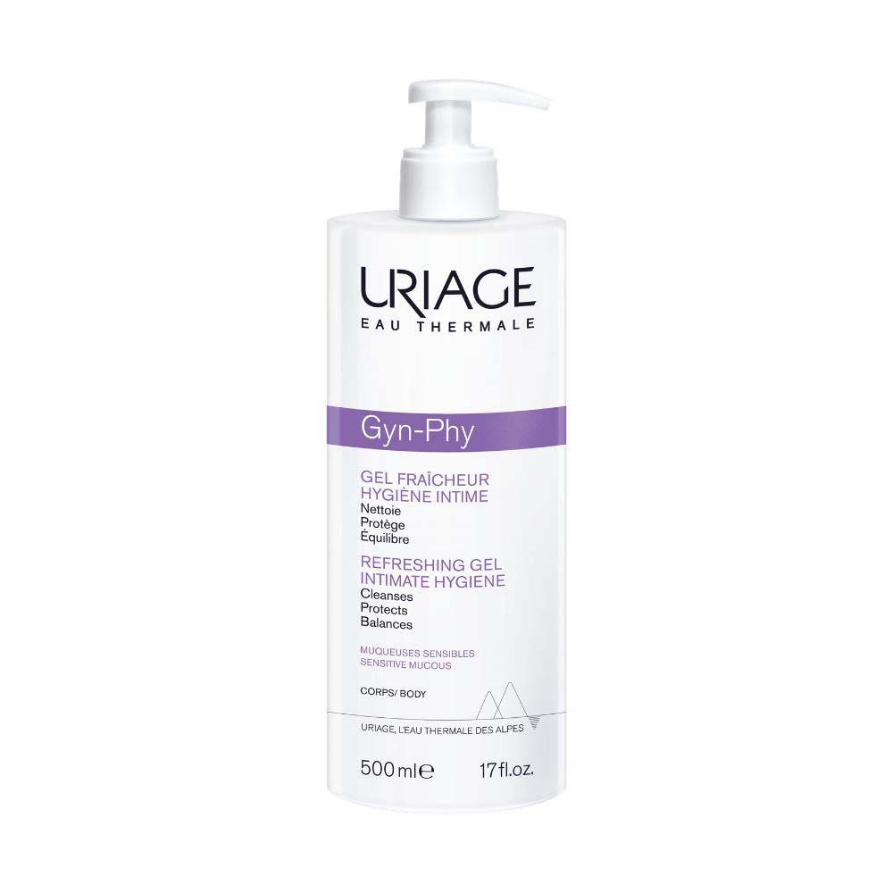 Gel Fraicheur Hygiene Intime Muqueuses Sensibles 400ml Gyn-Phy Uriage