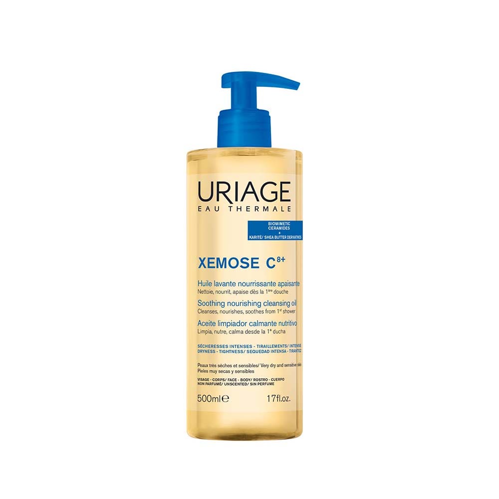 Huile Lavante Apaisante Peaux Tres Seches A Tendance Atopique 500ml Uriage
