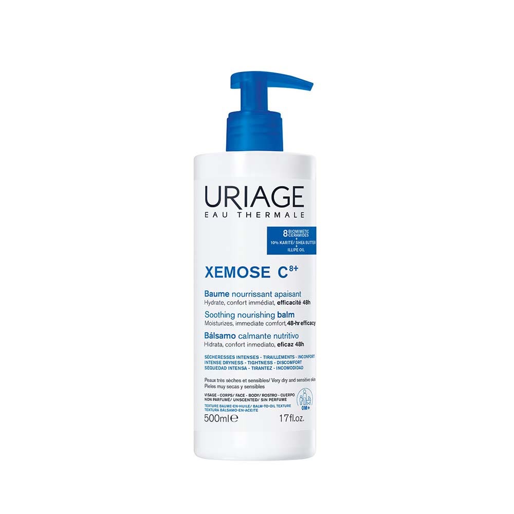Uriage Xémose C8+ Baume Apaisant Anti-grattage Peaux Tres Seches A Tendance Atopique 500ml