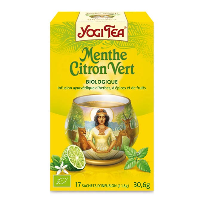 Yogi Tea Menthe Citron Vert 17 sachets