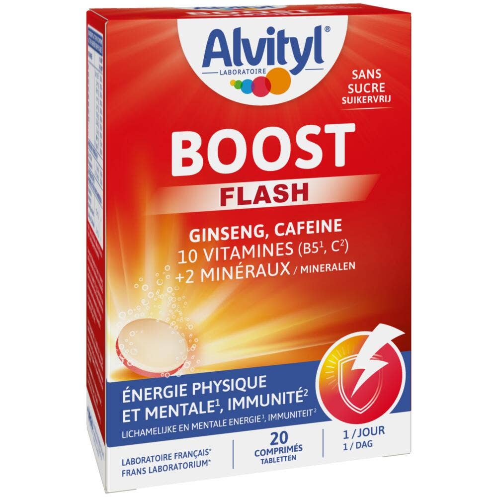 Alvityl Boost 20 Comprimés Effervescents
