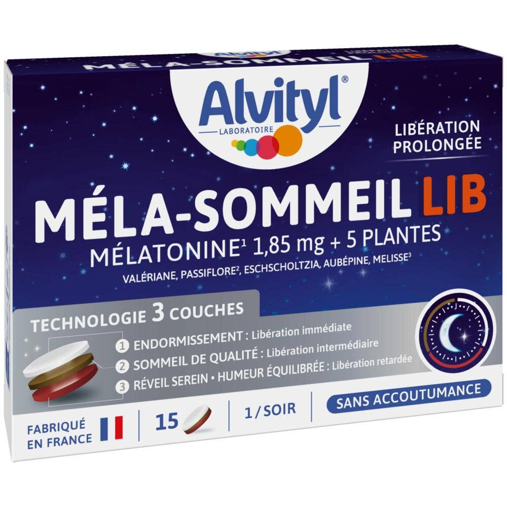 Alvityl Méla Sommeil LIB x15 comprimés