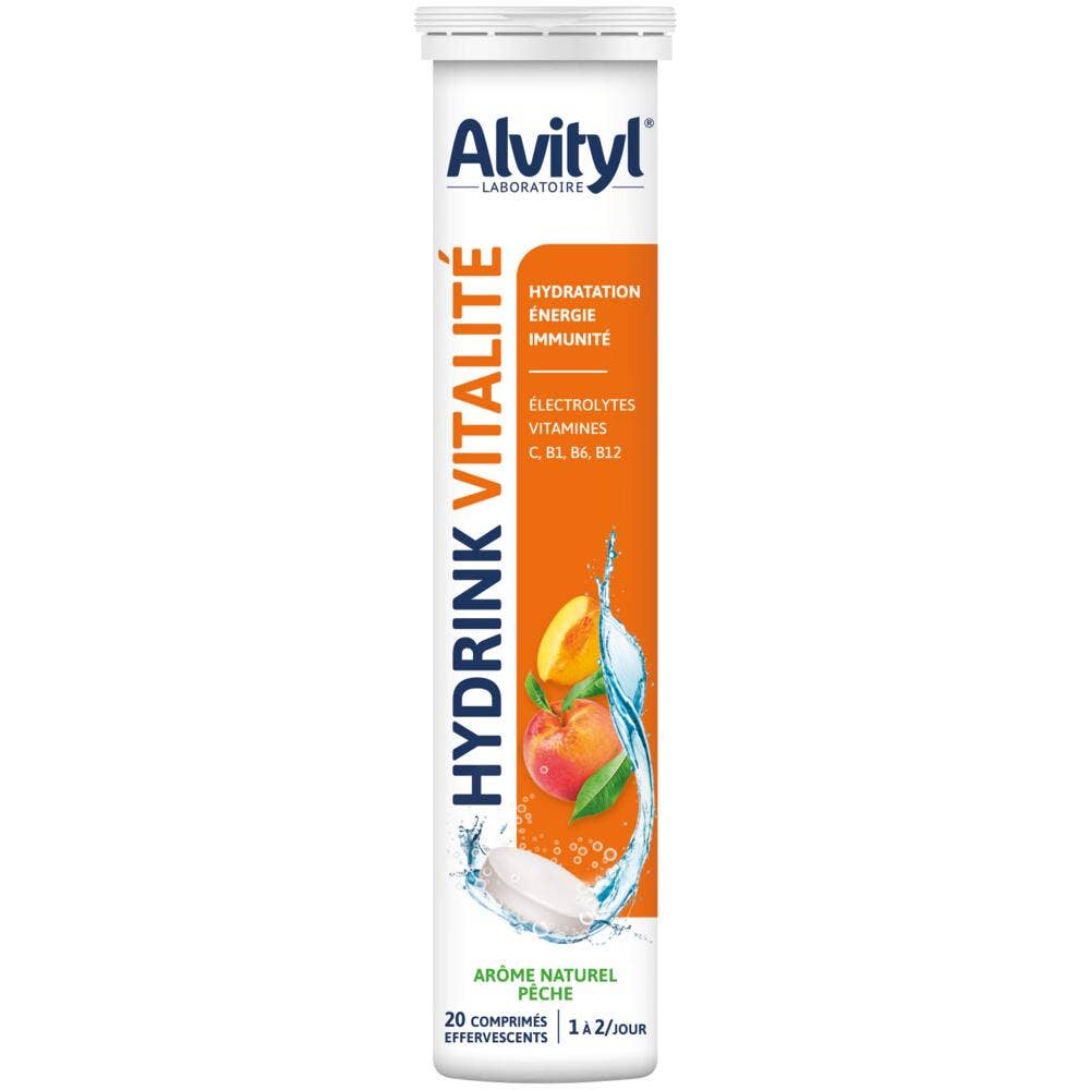 Alvityl Hydrink Vitalité 20 Comprimés Effervescents