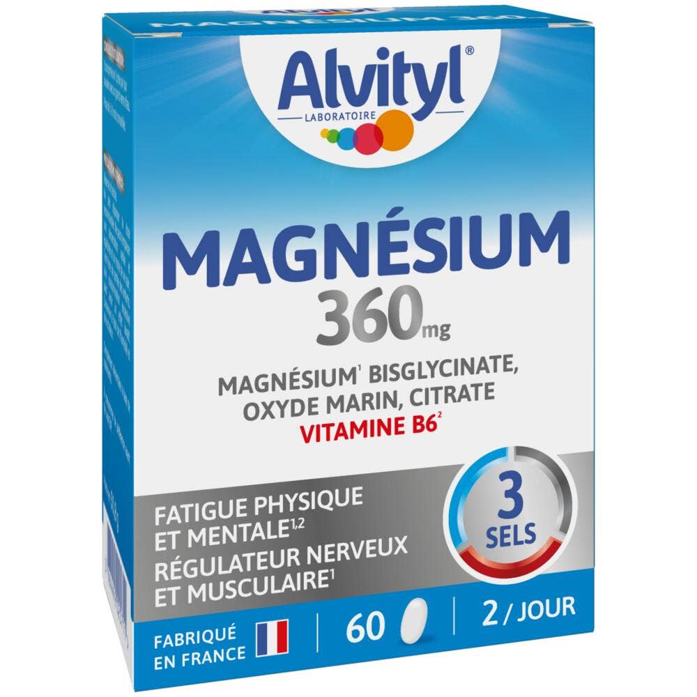 Alvityl Magnésium 360mg 60 gélules