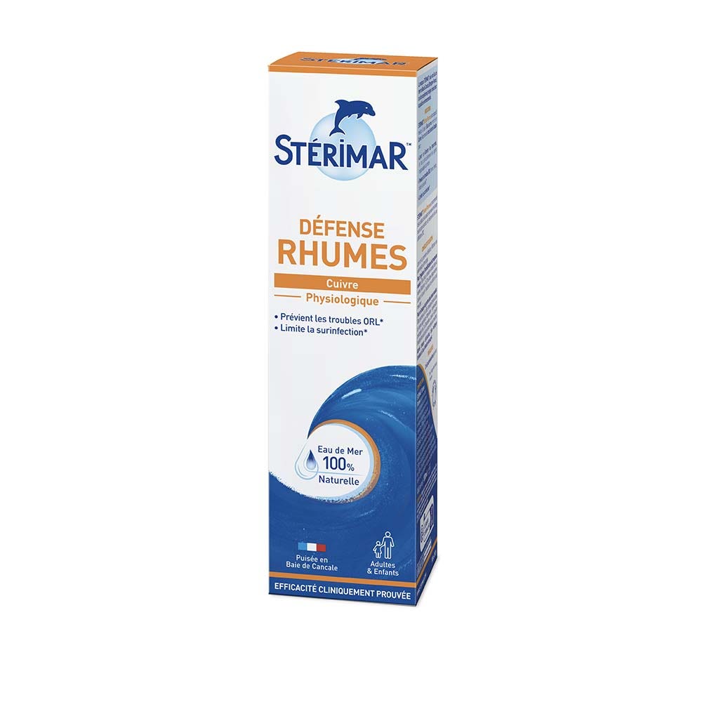 Sterimar Spray Hygiène du nez Sujet Aux Rhumes Cuivre 100ml