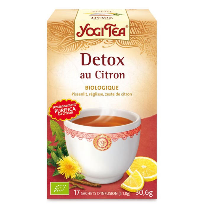 Detox Citron 17 Sachets Yogi Tea