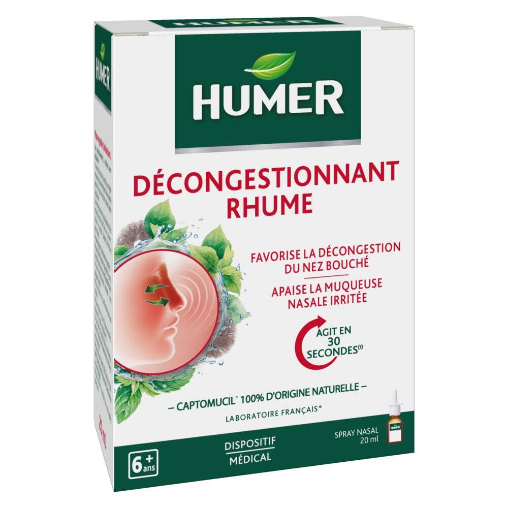 Humer Decongestionnant Rhume 20ml