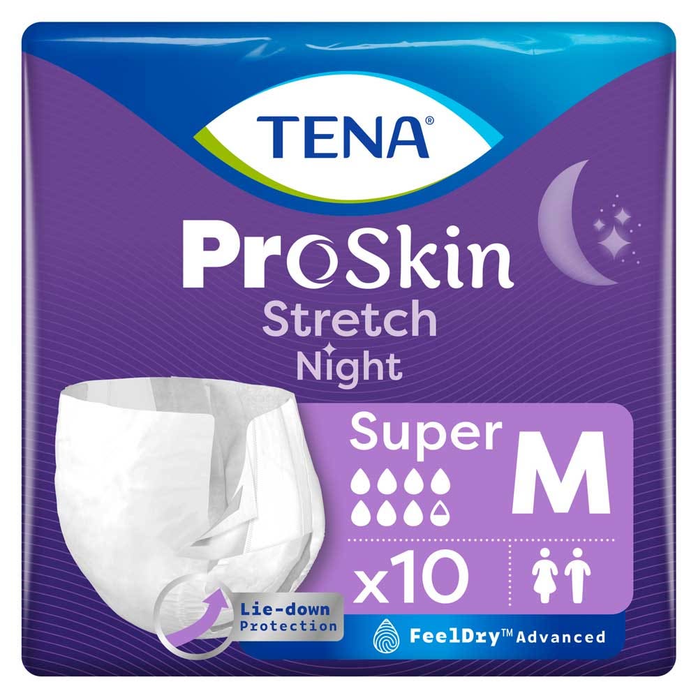 Tena Proskin Stretch Culottes Absorbantes Fuites Urinaires Nuit