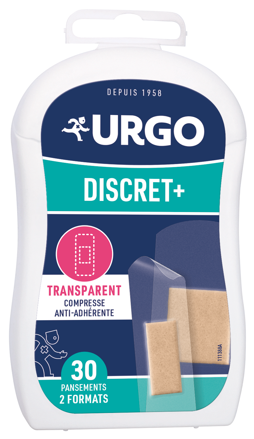 Urgo Compresses Anti-adhérentes Pansements Transparents Discret x30