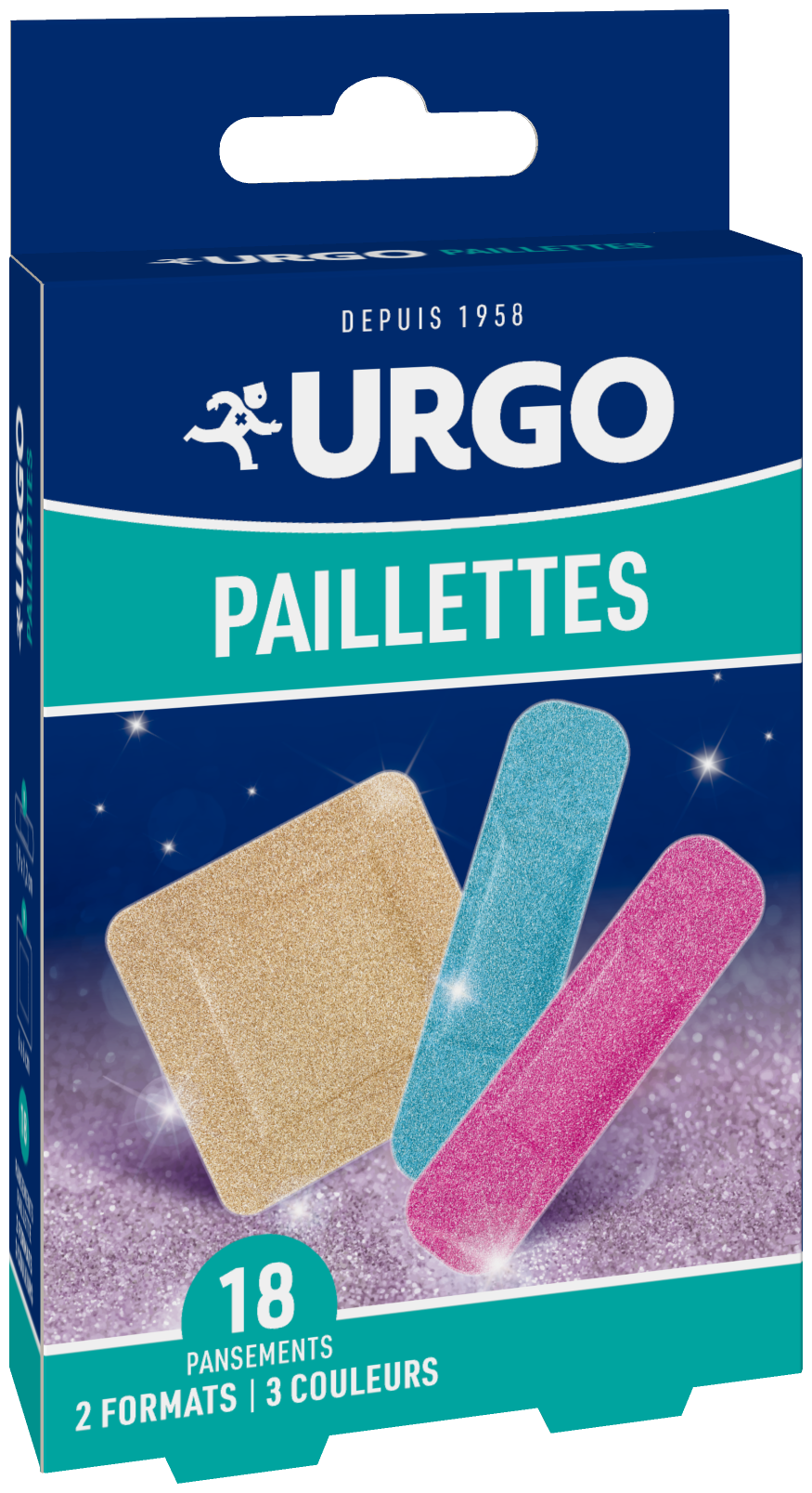 Urgo Pansements Paillettes 2 Formats x18
