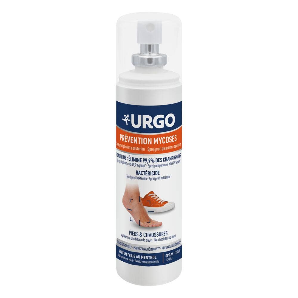 Urgo Spray Prévention Mycoses Pieds et Chaussures 125ml