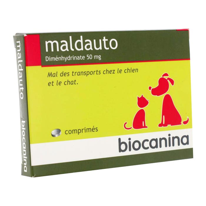 Biocanina Maldauto 20 Comprimes Pour Chiens Et Chats