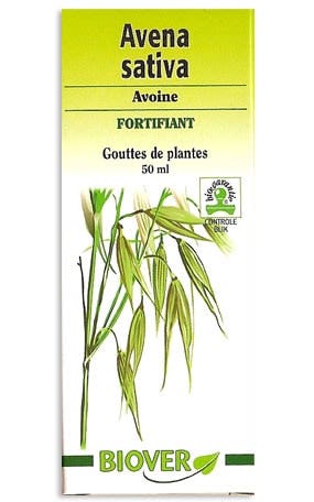 Biover Gouttes De Plantes Avena Sativa Avoine Fortifiant 50ml