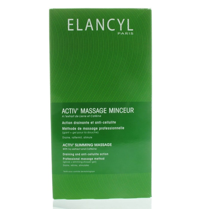 Elancyl Coffret Activ Massage Gant + Gel Pour La Douche 200ml