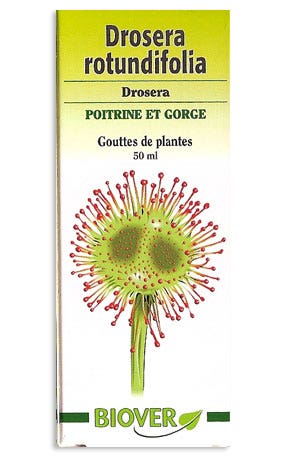 Biover Gouttes De Plantes Drosera Voies Respiratoires 50ml