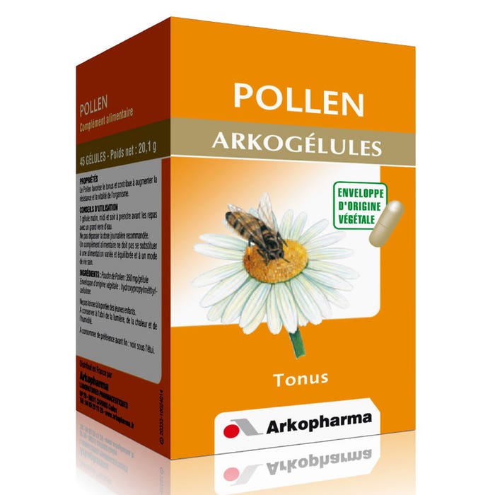 Arkopharma Arkogélules Pollen 45 Gelules Arkogelules