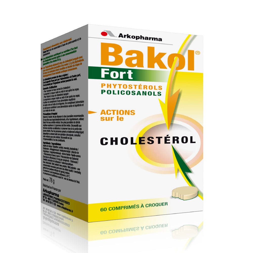Arkopharma Bakol Fort 60 Comprimes A Croquer