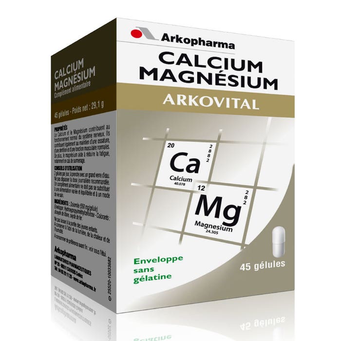 Arkopharma Calcium Magnesium 45 Capsules Arkovital