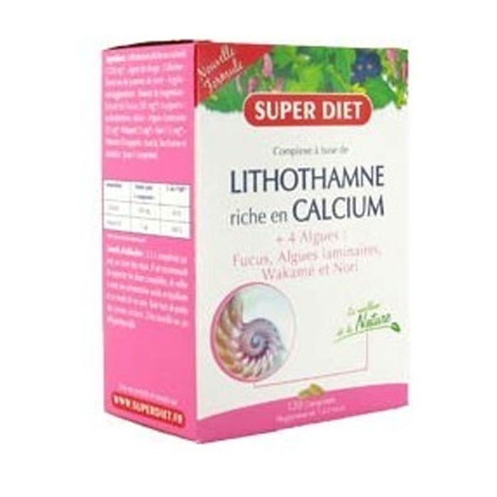 Superdiet Lithothamne + Algues 120 Comprimes