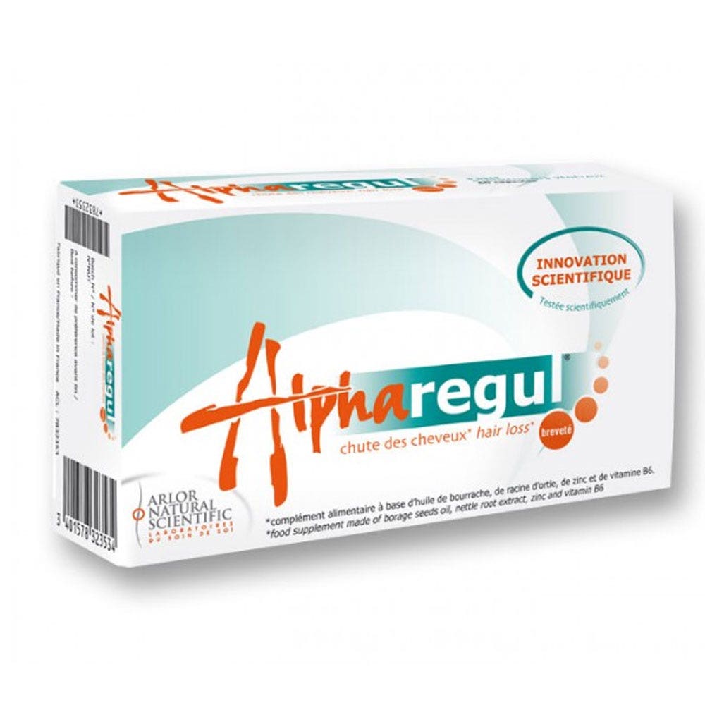 Arlor Alpharegul Anti-chute Des Cheveux 60 Capsules