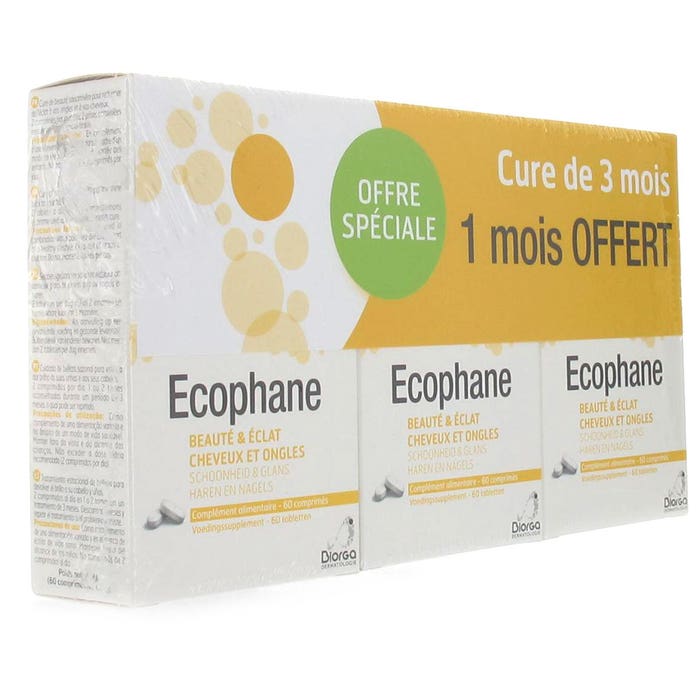 Biorga Ecophane Cheveux Et Ongles 3x60 Comprimes