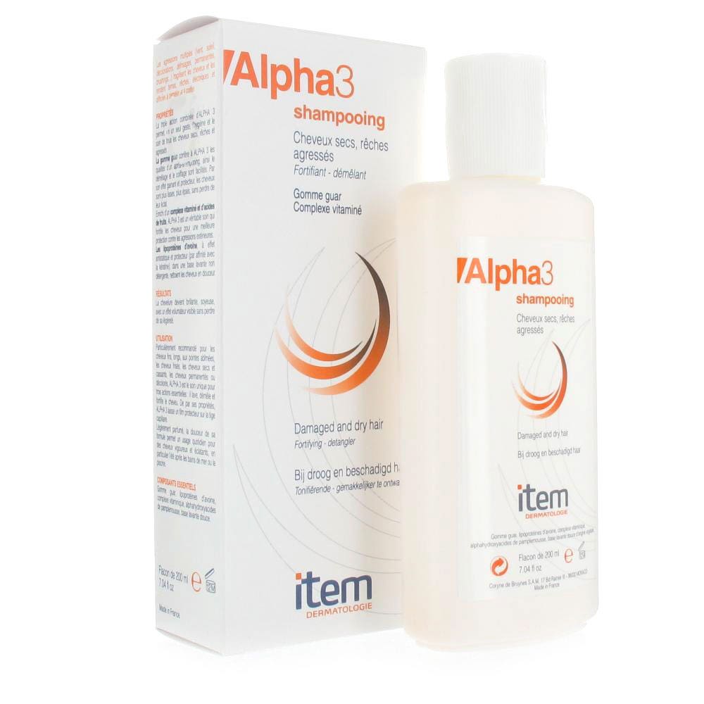 Item Dermatologie Alpha 3 Shampooing Volumateur Fortifiant 3 En 1 Item 200ml