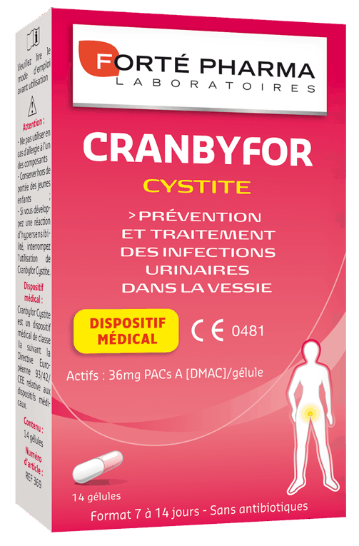 Forté Pharma Cranbyfor Cystite 14 Gelules