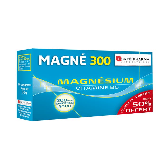Forté Pharma Magne 300 - 90 Comprimes