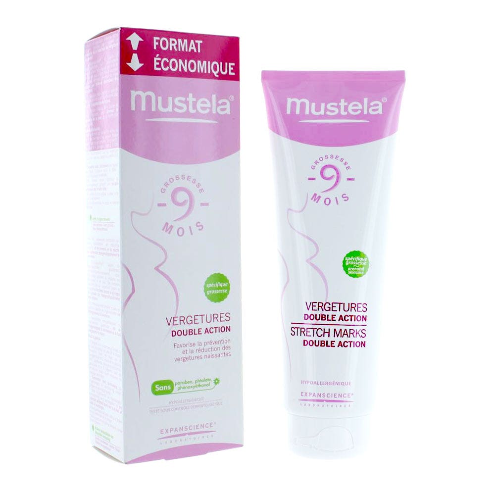 Mustela 9 Mois Vergetures Double Action 250 ml
