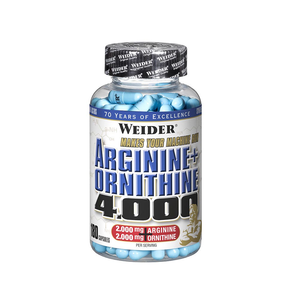 Weider Arginine + Ornithine 4000 180 Capsules