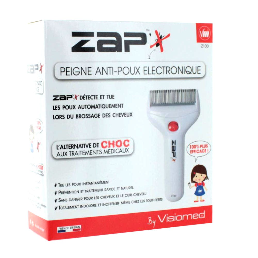 Visiomed Peigne Anti-poux Electronique Zap Z100