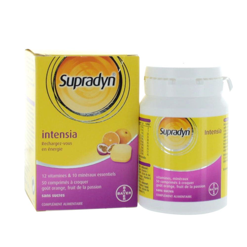 Supradyn Supradyn Intensia 50 Comprimes A Croquer